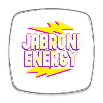 Jabroni Energy - Viereckiger Kühlschrankmagnet - Weiß - Vorne