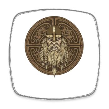 Wikinger Viking Legende Seemann Odin Rabe Kämpfer - Viereckiger Kühlschrankmagnet - Weiß - Vorne