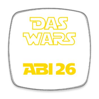Das Wars | Abi 2026 - Abitur - Geschenk - Viereckiger Kühlschrankmagnet - Weiß - Vorne