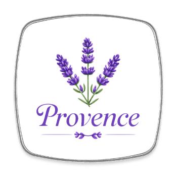 provence_lavance - Square fridge magnet - white - Front