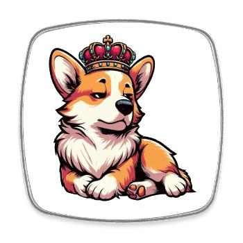 Corgi Corgis Welsh Corgi Corgi Owners Corgis - Square fridge magnet - white - Front