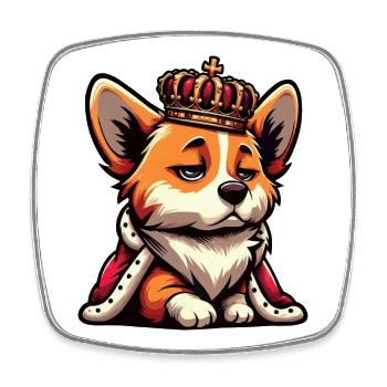 Corgi Corgis Welsh Corgi Corgi Owners Corgis - Square fridge magnet - white - Front