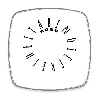 Off to freedom 2026 - Abitur - Matura - Square fridge magnet - white - Front