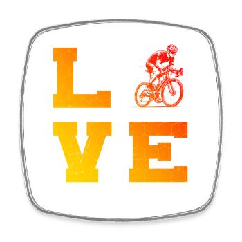 Road Bike Vibes for Road Bike - Square fridge magnet - white - Front
