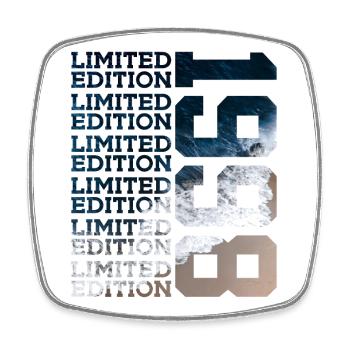 LIMITED EDITION 1998 28 JAHRE 28. GEBURTSTAG - Viereckiger Kühlschrankmagnet - Weiß - Vorne