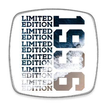 ÉDITION LIMITÉE 1996 30 ANS 30E ANNIVERSAIRE - Magnet carré - blanc - Devant