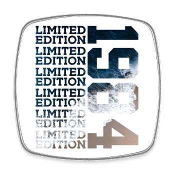 LIMITED EDITION 1984 42 YEARS 42ND BIRTHDAY - Square fridge magnet - white - Front
