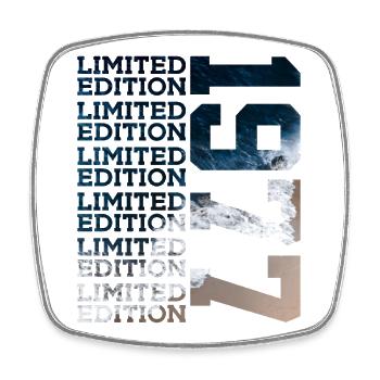 LIMITED EDITION 1977 49 JAHRE 49. GEBURTSTAG - Viereckiger Kühlschrankmagnet - Weiß - Vorne
