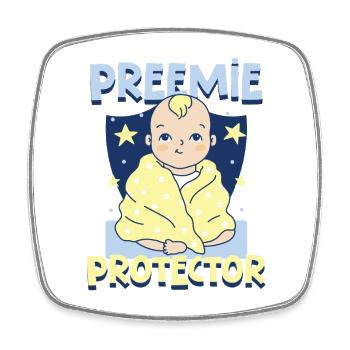 NICU Nurse - Square fridge magnet - white - Front