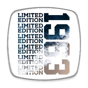 LIMITED EDITION 1963 63 JAHRE 63. GEBURTSTAG - Viereckiger Kühlschrankmagnet - Weiß - Vorne