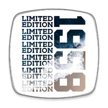 LIMITED EDITION 1958 68 YEARS 68TH BIRTHDAY - Square fridge magnet - white - Front