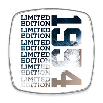 LIMITED EDITION 1954 72 YEARS 72ND BIRTHDAY - Square fridge magnet - white - Front