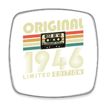 Original 1986 Vintage Vintage Birthday Retro - Square fridge magnet - white - Front