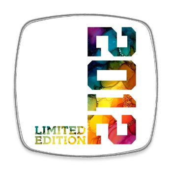 LIMITED EDITION 2012 14 JAHRE 14. GEBURTSTAG - Viereckiger Kühlschrankmagnet - Weiß - Vorne