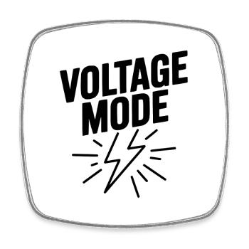 Voltage Mode - Square fridge magnet - white - Front