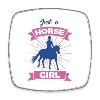 Rider - Square fridge magnet - white - Front
