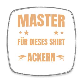 Master 2026 Lange Ackern - Mastertitel - Viereckiger Kühlschrankmagnet - Weiß - Vorne