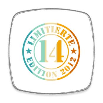 14th Birthday Boy Girls Limited Edition 14 - Square fridge magnet - white - Front