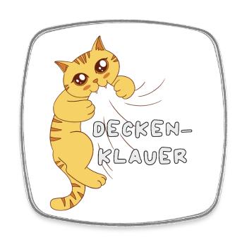 Favorite Blanket Thief Official Sleep Shirt - Square fridge magnet - white - Front