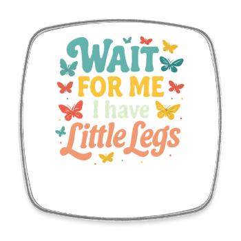 Cute Saying Humor Meme Funny Gift Idea - Square fridge magnet - white - Front