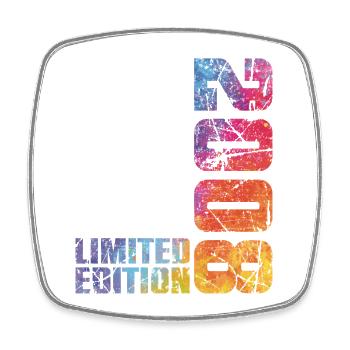 18th Birthday Boy Girl 18 Year Old 2008 Gift - Square fridge magnet - white - Front