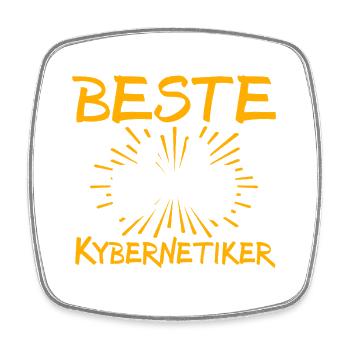 Cyberneticist Gift Idea - Square fridge magnet - white - Front
