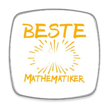 Mathematiker Geschenkidee - Viereckiger Kühlschrankmagnet - Weiß - Vorne