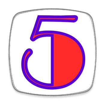 5. ANNIVERSARY. 5 YEARS. 5th ANNIVERSARY. CHILD. - Square fridge magnet - white - Front