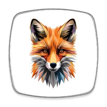 Fox Love Foxes Red Fox Vulpes Little Fox - Square fridge magnet - white - Front