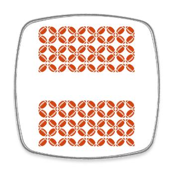 I Tackled 100 Days Of School  - Square fridge magnet - white - Front