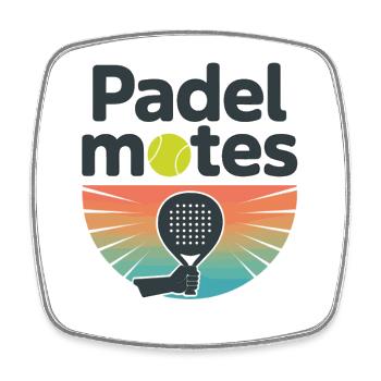 Padel T-Shirt - Retro Shirt für Padelspieler - Viereckiger Kühlschrankmagnet - Weiß - Vorne