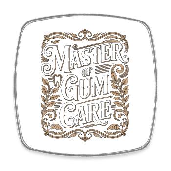 Periodontist Master Of Gum Care Dental Specialist - Viereckiger Kühlschrankmagnet - Weiß - Vorne