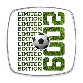 ÉDITION LIMITÉE 2009 FOOTBALL 17E ANNIVERSAIRE - Magnet carré - blanc - Devant