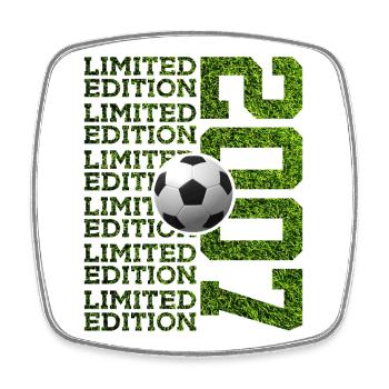 ÉDITION LIMITÉE 2007 FOOTBALL 19E ANNIVERSAIRE - Magnet carré - blanc - Devant
