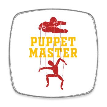 Puppet Master Marionette Showdown - Viereckiger Kühlschrankmagnet - Weiß - Vorne
