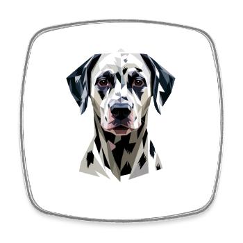 Dalmatian Dog Lover I Love Dalmatians - Square fridge magnet - white - Front