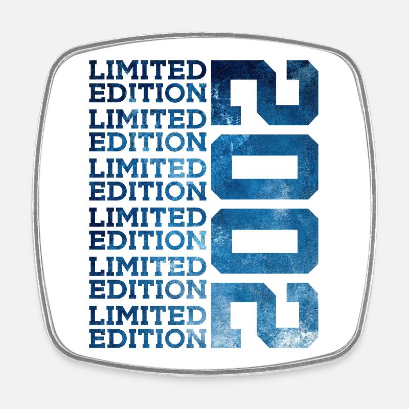 ÉDITION LIMITÉE 2002 24 ANS 24E ANNIVERSAIRE - Magnet carré - blanc