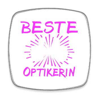 Optician Sayings - Square fridge magnet - white - Front