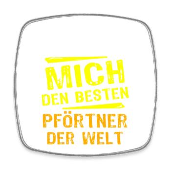 Gatekeeper Gift - Square fridge magnet - white - Front