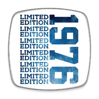 ÉDITION LIMITÉE 1976 50 ANS 50E ANNIVERSAIRE - Magnet carré - blanc - Devant
