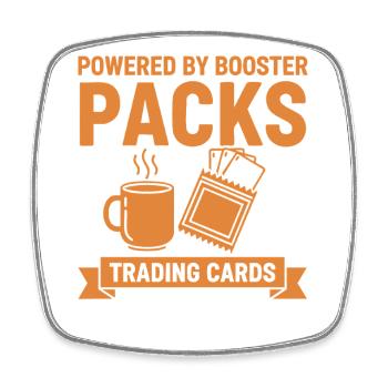 Booster Packs Collectionneur de cartes à collectionner - Magnet carré - blanc - Devant