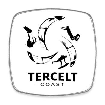 TERCELT Coast élégance marine et celte - Magnet carré - blanc - Devant
