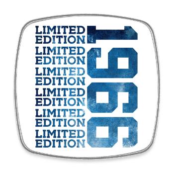 ÉDITION LIMITÉE 1966 60 ANS 60E ANNIVERSAIRE - Magnet carré - blanc - Devant