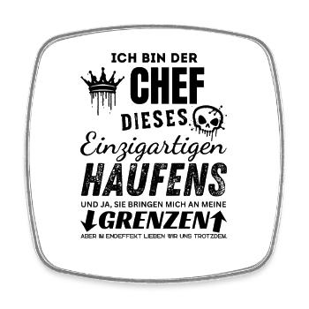 Chef des einzigartigen Haufens Chef Geschenk - Magnet carré - blanc - Devant