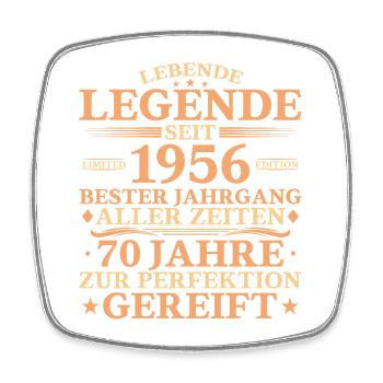 70e anniversaire 1956 - Légendaire depuis 70 ans - Magnet carré - blanc - Devant