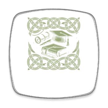 Académie Celtique L’Art de l’Apprentissage - Magnet carré - blanc - Devant
