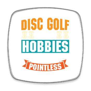 Disc Golf Gifts Disc Golf - Square fridge magnet - white - Front