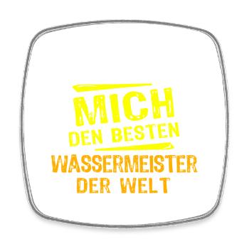 Water Master Gift - Square fridge magnet - white - Front