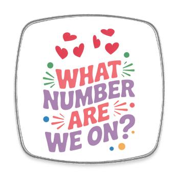 Bunco Sayings Dice Game Funny Bunco Gift - Square fridge magnet - white - Front