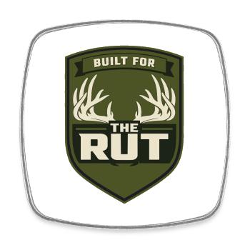 White-tailed hunter White-tail hunting Deer hunting - Square fridge magnet - white - Front